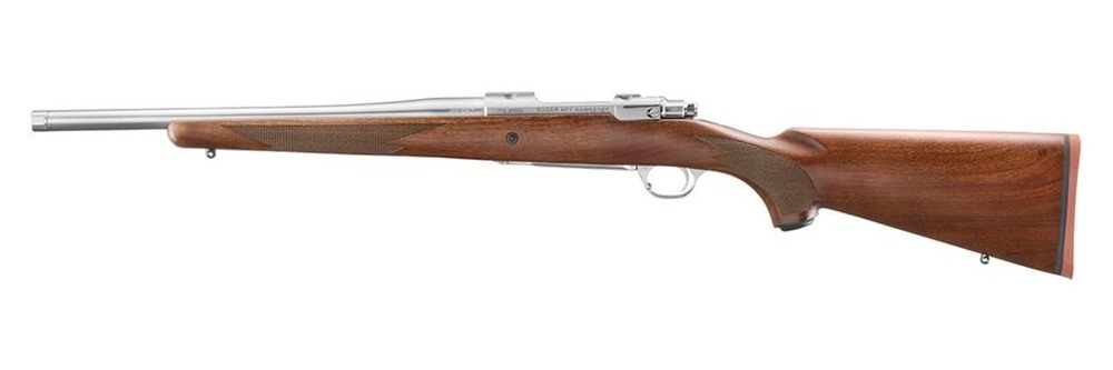 Ruger 67104 Hawkeye Hunter 308 Win 4+1 16.60in Satin Threaded Barrel, Stain view 5
