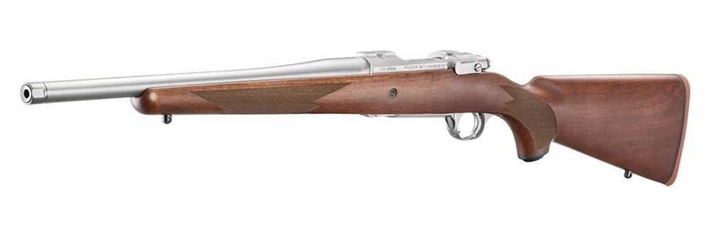 Ruger 67106 Hawkeye Hunter 243 Win 4+1 16.60in Satin Threaded Barrel, Stain view 3