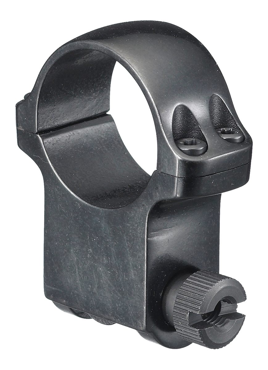Ruger 90272 6B Single Scope Ring, Black, One Size