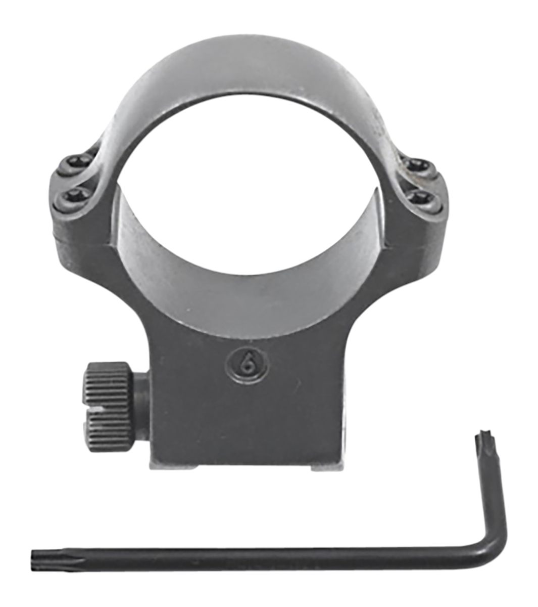 Ruger 90317 Clam Pack Single Ring Extra High 30mm Diam Target Gray Stainles
