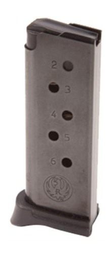 Ruger Handgun Magazine w/Extended Floorplate for LCP .380 Auto 6/rds Black view 3