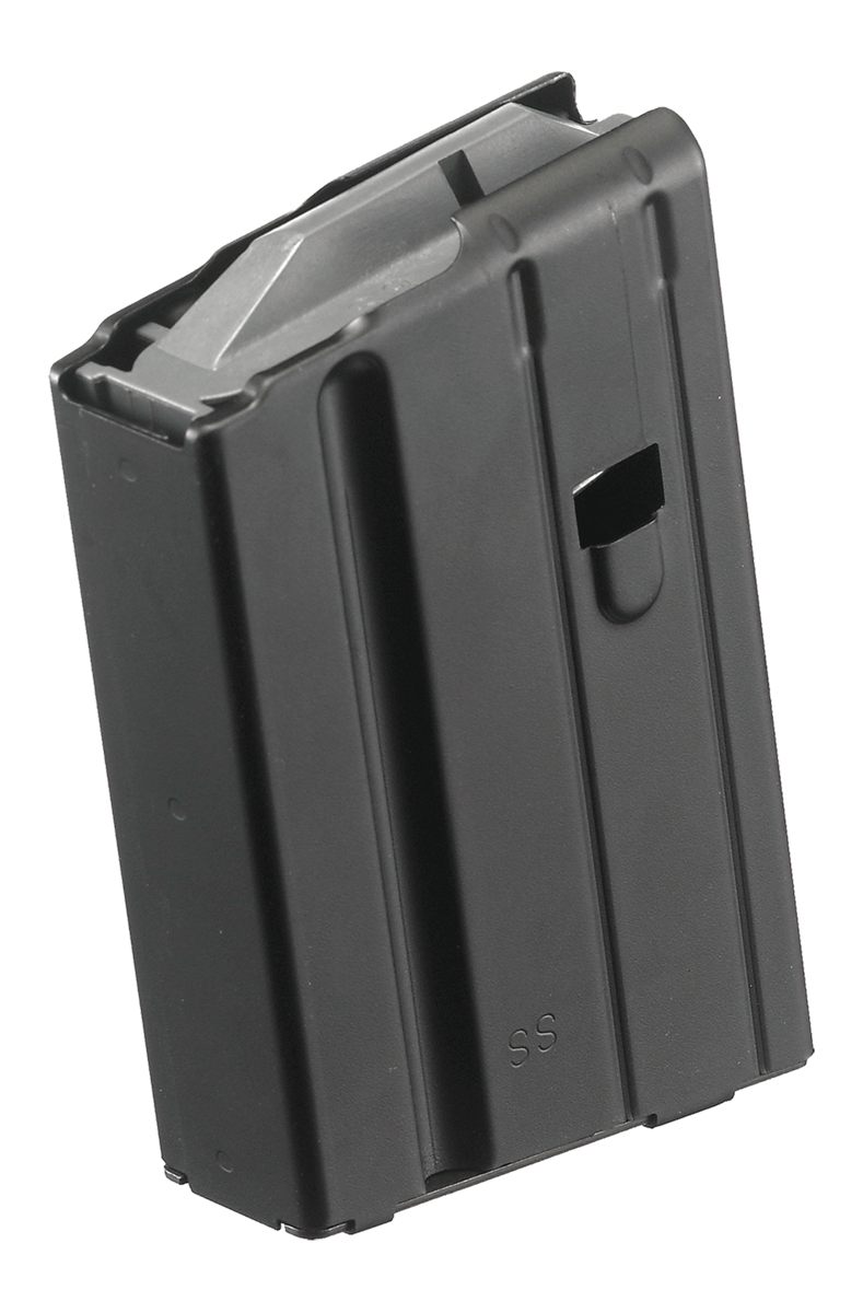 Ruger 90349 SR-556 5rd 6.8mm Rem SPC Black Stainless Steel