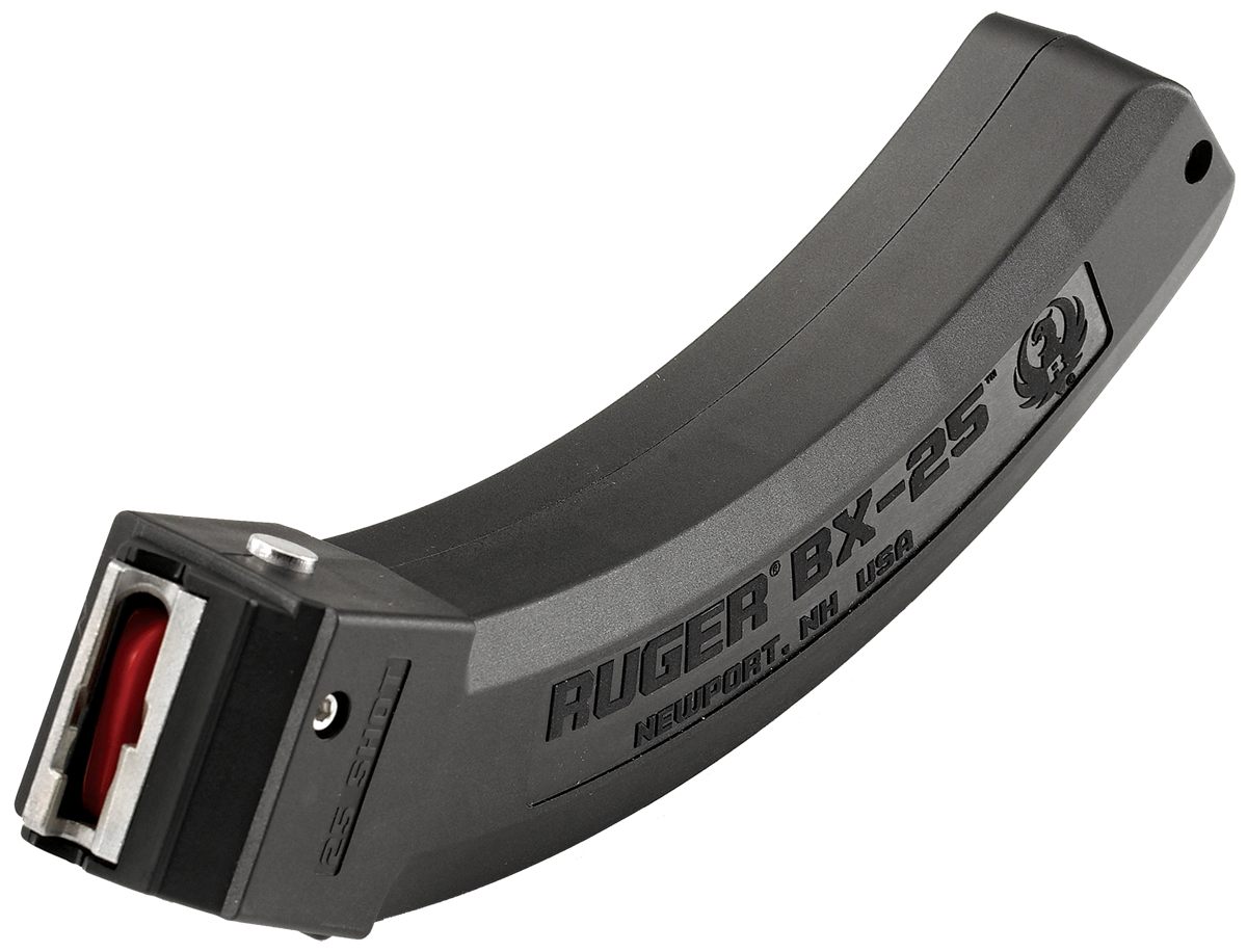 Ruger 90361 BX-25 25rd Magazine Fits 10/22/SR/77/Charger 22LR Black