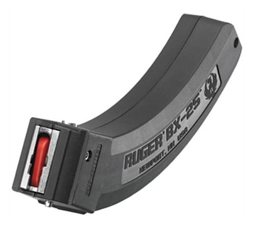 Ruger 90361 BX-25 25rd Magazine Fits 10/22/SR/77/Charger 22LR Black view 2