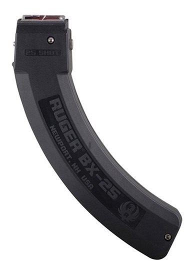 Ruger 90361 BX-25 25rd Magazine Fits 10/22/SR/77/Charger 22LR Black view 3