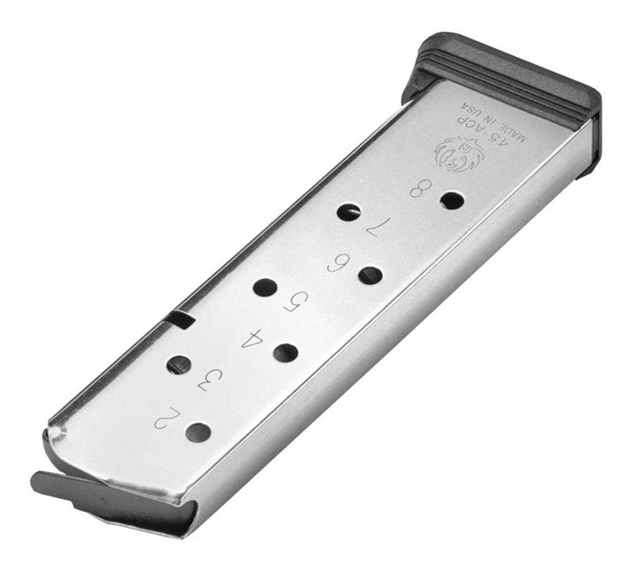 Ruger Handgun Magazine for SR1911 .45 ACP 8rds Stainless Steel view 2