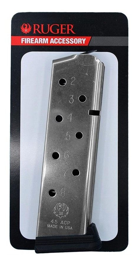 Ruger Handgun Magazine for SR1911 .45 ACP 8rds Stainless Steel view 3