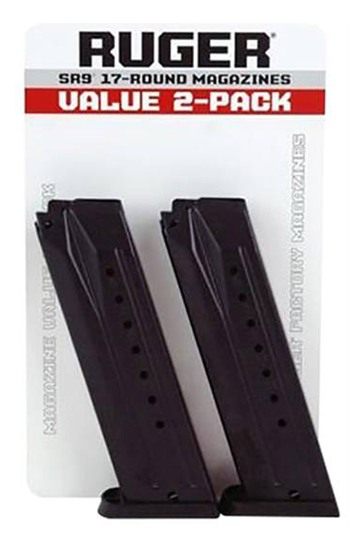 Ruger 90449 SR9C Value Pack 17rd Magazine Fits SR/SRc/9E 9mm Luger Blued 2 view 2