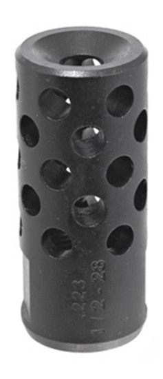 Ruger 90486 Radial Ported Muzzle Brake Black Oxide Steel 1/2inx28 Threads view 2