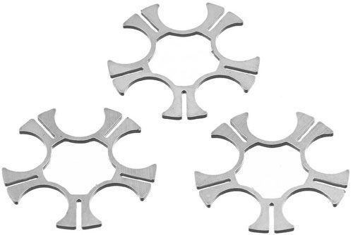 Ruger 90516 Moon Clip Full SP101 9mm Luger 5rd Stainless Steel 3 Per Pack view 5