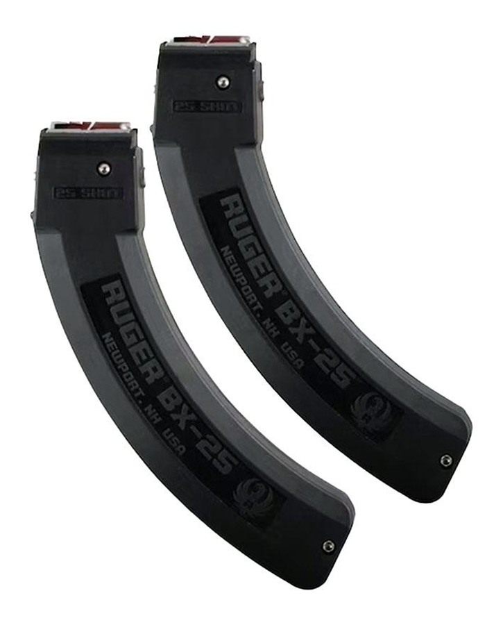 Ruger 90548 BX-25 Value Pack 25rd Magazine Fits 10/22/SR/77/Charger 22LR Bl view 5