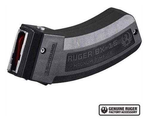 Ruger 90585 BX-15 15rd Magazine Fits American Rimfire/77 17 HMR/22WMR Black view 3