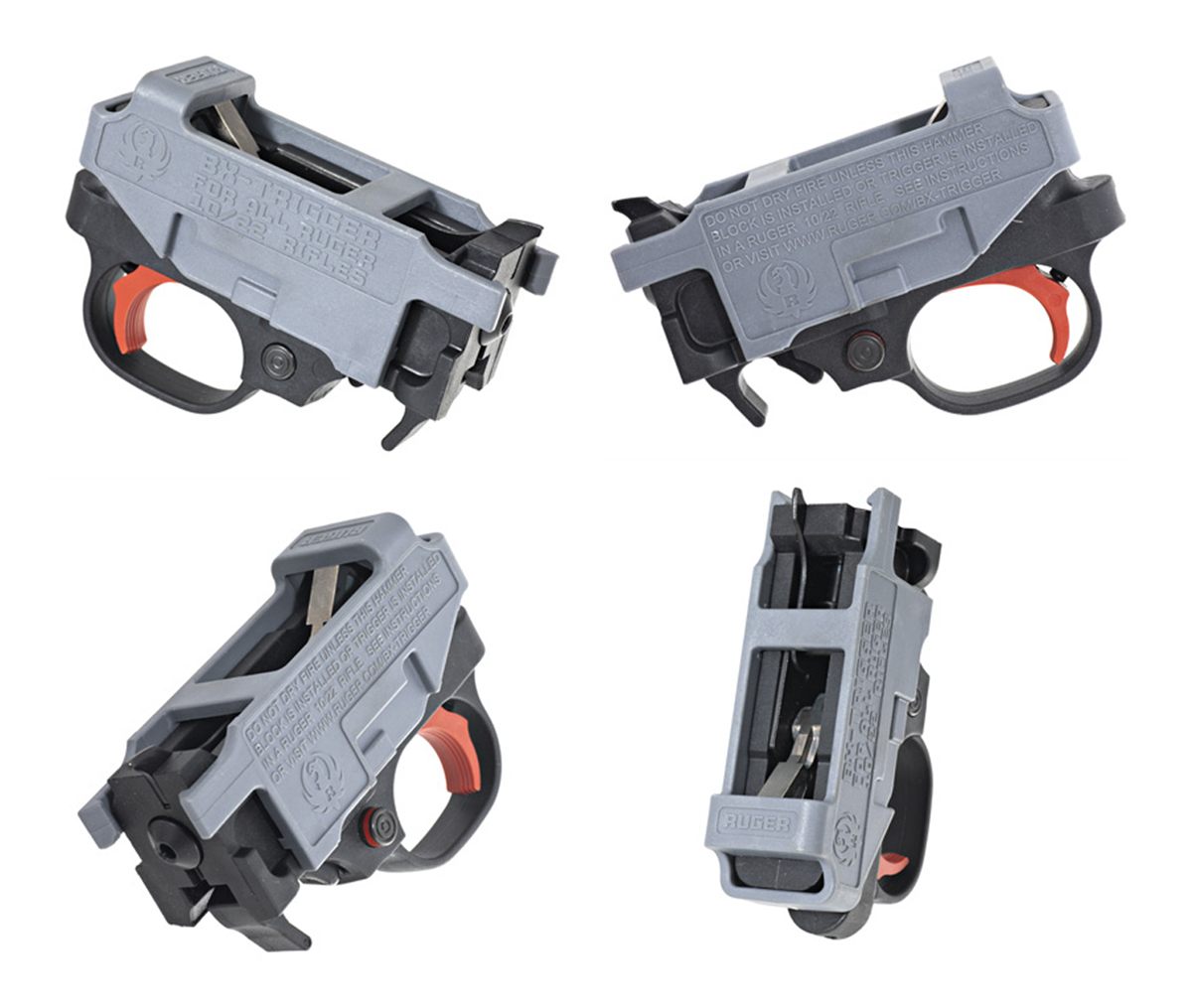Ruger 90631 BX Trigger 10/22/22 Charger 2.75 lbs. Draw Weight, Red