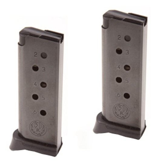 Ruger 90643 LCP Value Pack 6rd 380 ACP Blued Steel 2 Per view 2