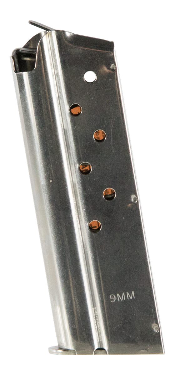 Ruger Officer Style SR1911 Stainless Steel Magazine 9mm Luger 7/rd