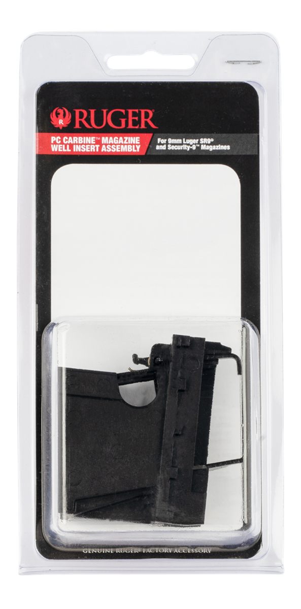 Ruger 90653 Mag Well Insert Assembly 9mm Luger 40 S W Fits PC Carbine, Comp