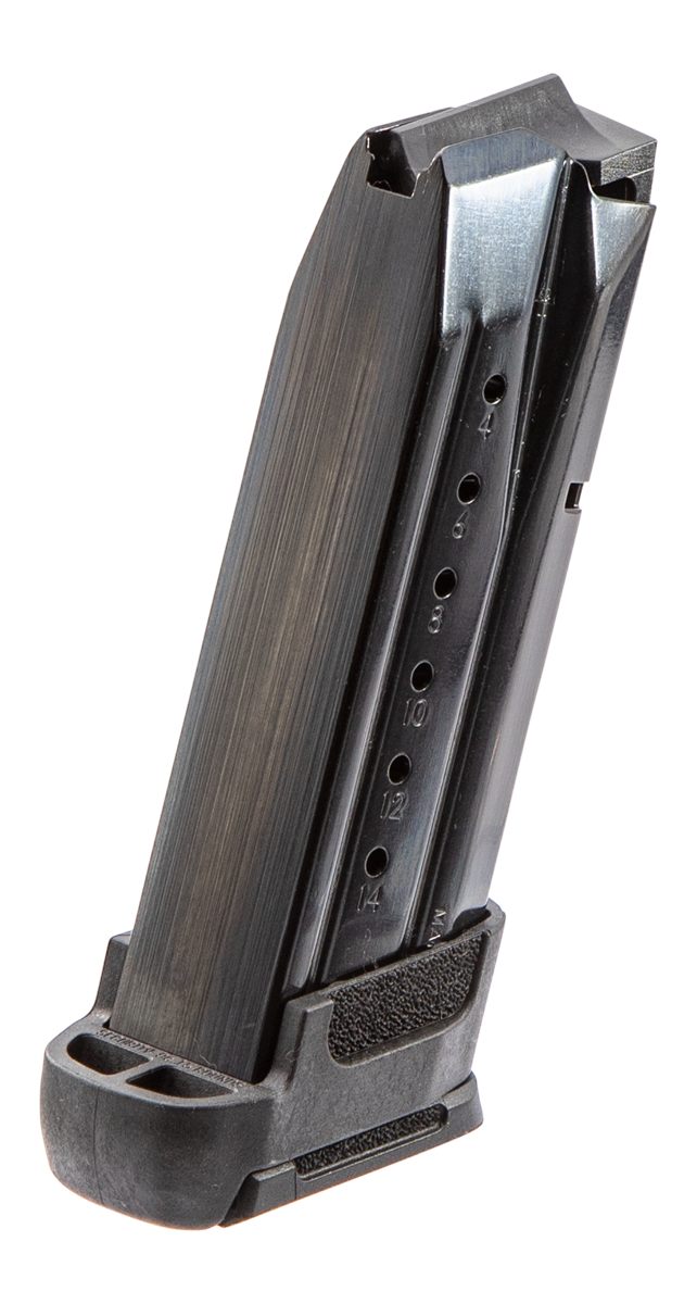 Ruger Security-9 Compact Magazine 9mm Black Oxide Steel with Polymer Adapte