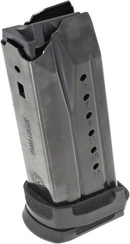 Ruger Security-9 Compact Magazine 9mm Black Oxide Steel with Polymer Adapte view 3