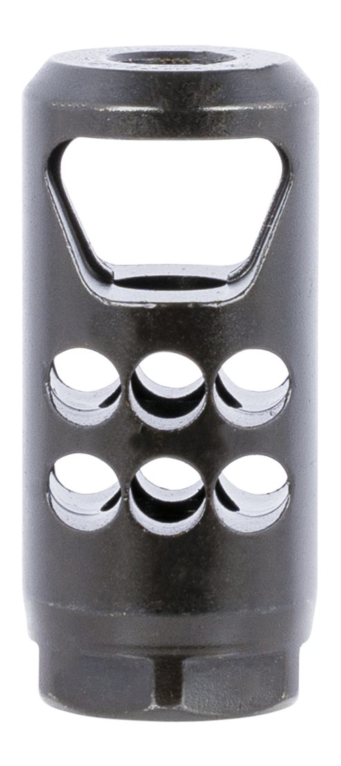 Ruger 90698 Hybrid Muzzle Brake Matte Black Steel 1/2inx28 Threads, 2.20in