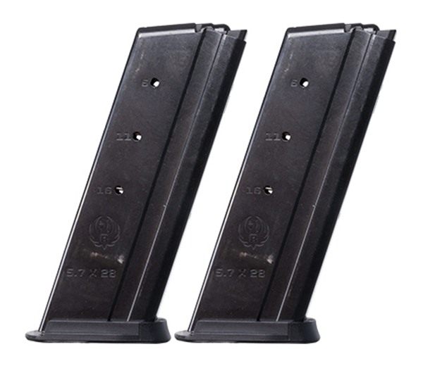 Ruger 90711 Value Pack 20rd 5.7x28mm Black Oxide Steel 2 Per view 2