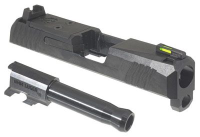 Sturm Ruger Max-9 Slide Assembly Fits 9mm Luger, Black Optic Ready/Serrated view 3