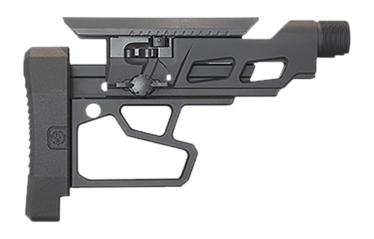 Ruger 90773 Precision Rifle Buttstock Assembly Black Steel/Aluminum/Nylon