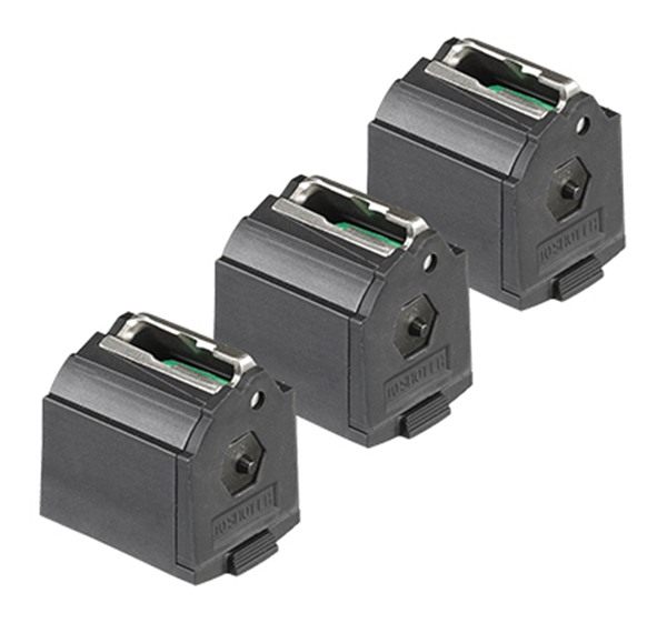 Ruger 90979 BX-1 Value Pack 10rd Rotary 22 LR Fits 10/22 Black Plastic Left view 3