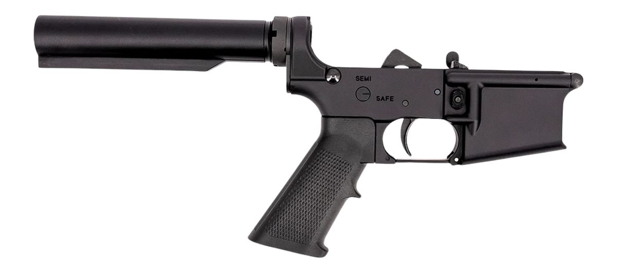 Andro Industries ACI15LBP Partial M4 Lower Multi Aluminum Black Anodized AR