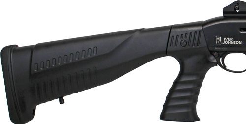Iver Johnson HP18 20GA 3in 18.5in CYL Black PG Buttstock view 2