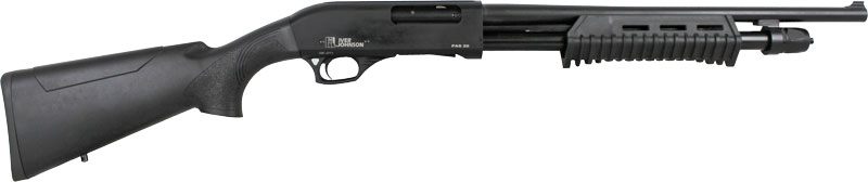 Iver Johnson Pump 20GA 3in 18in Cylinder Blued Synthetic view 2