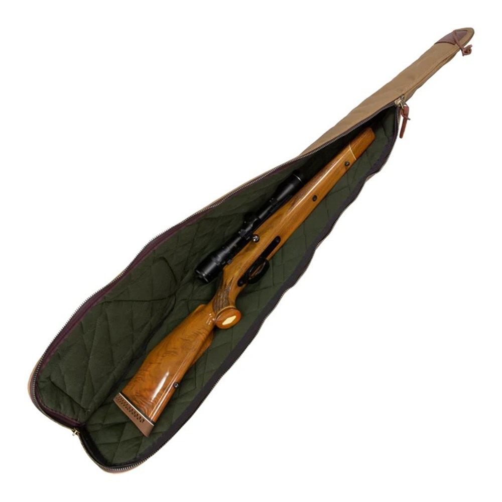 Boyt Harness OGC4P4809 Signature Rifle Case 48in Waxed OD Green Canvas w/ A view 4