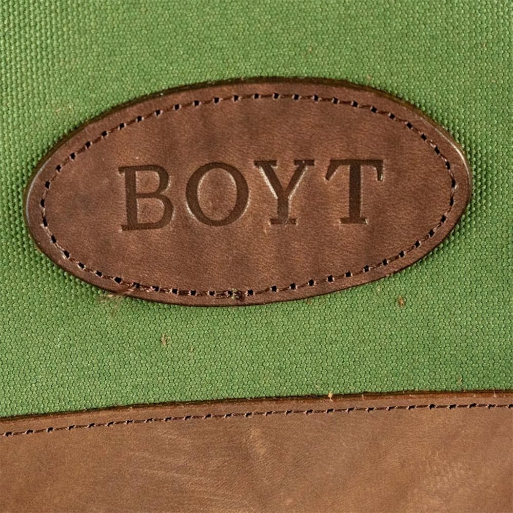 Boyt Harness Signature Series Canvas and Leather Shell Pouch OD Green