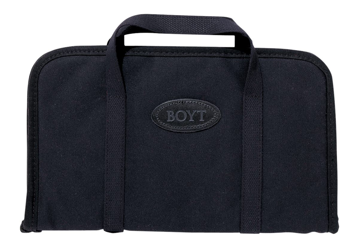 Boyt Harness 0PP640003 Rectangular Pistol Rug Black Canvas Holds Handgun