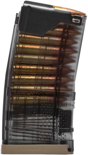 Lancer Systems Magazine L5AWM AR-15 300BLK 20RD Translucent Smoke view 2