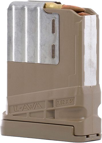 Lancer Systems L7AWM Gen 2 Rifle Magazine Translucent Dark Earth .308 Win/7