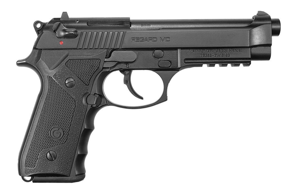 EAA Girsan 390080 Regard MC Full Size 9mm Luger 18+1 4.90in Black Steel Bar