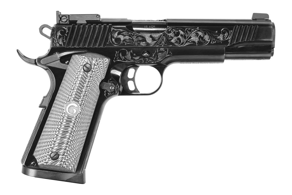 EAA Girsan 390098 MC1911 S Lux Full Size 45 ACP 8+,1 5in Black Steel Barrel