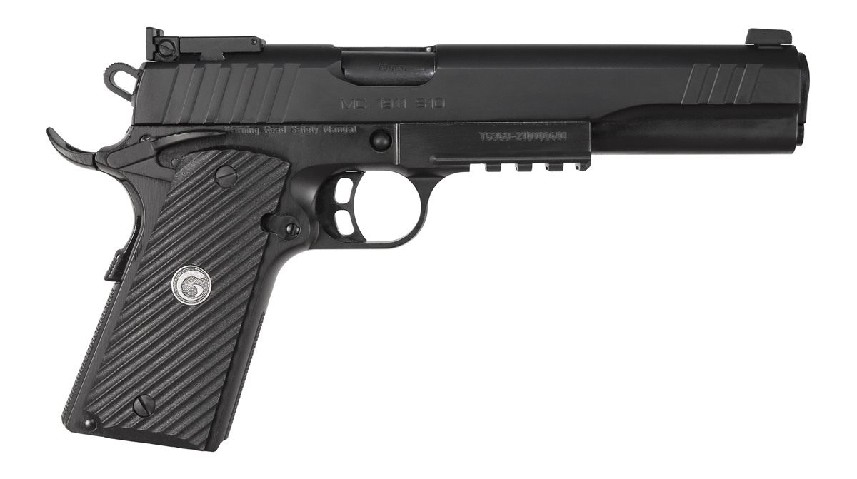 EAA Girsan 390600 MC1911S Hunter Full Size 10mm Auto 8+1 6in Black Steel Ba