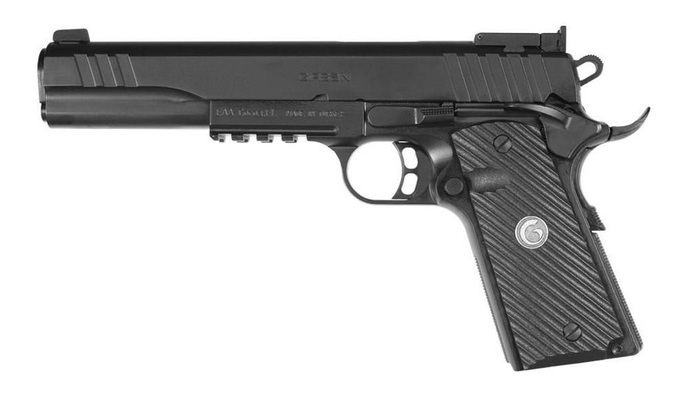 EAA Girsan 390600 MC1911S Hunter Full Size 10mm Auto 8+1 6in Black Steel Ba view 2