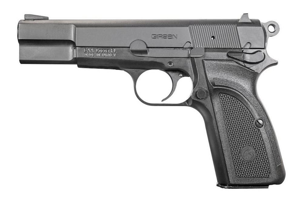 EAA Girsan 390450 MC P35 9mm Luger 15+1, 4.87in Black Steel Barrel, Serrate view 2