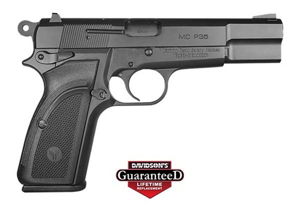 EAA Girsan 390450 MC P35 9mm Luger 15+1, 4.87in Black Steel Barrel, Serrate view 3