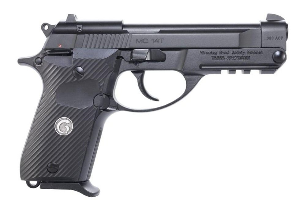 EAA Girsan 390850 MC 14T Solution Compact 380 ACP 13+1, 4.50in Black Steel