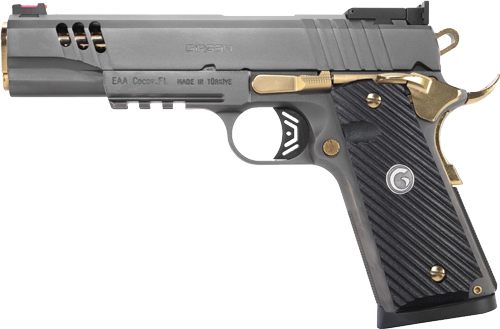 GIRSAN MC1911 NEGOTIATOR 45ACP MATCH TITANIUM/GOLD 8RD TALO view 3