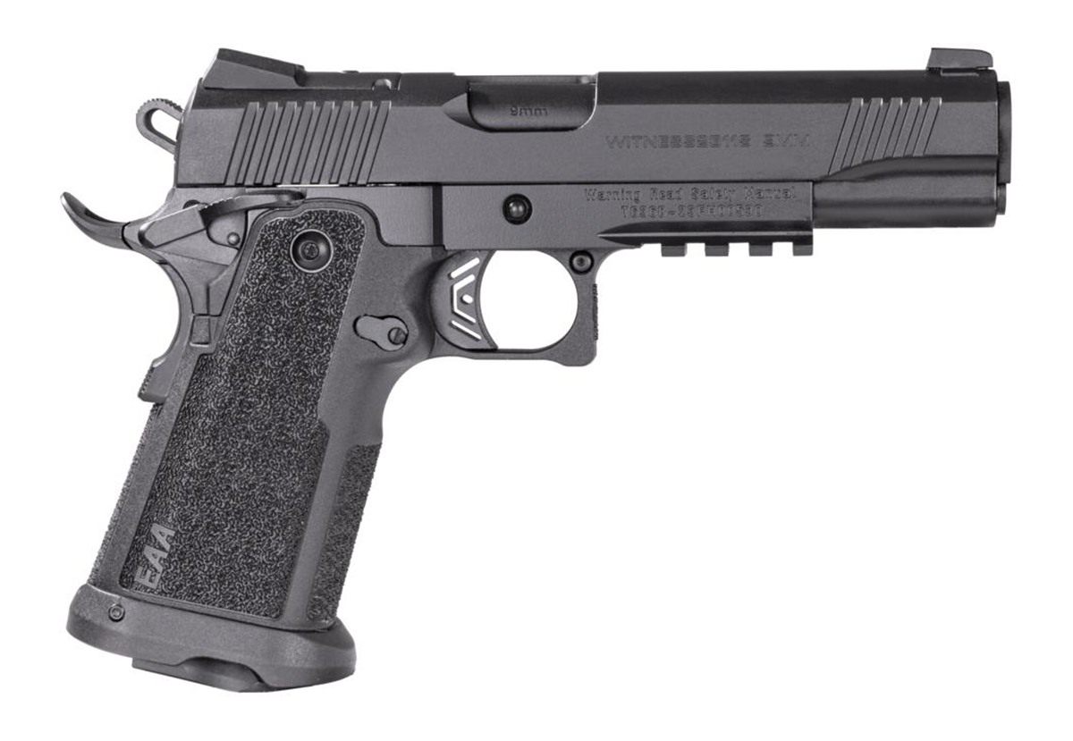 EAA Girsan 395020 Witness2311 9mm Luger 17+1 5in Black Steel Barrel, Optic view 3