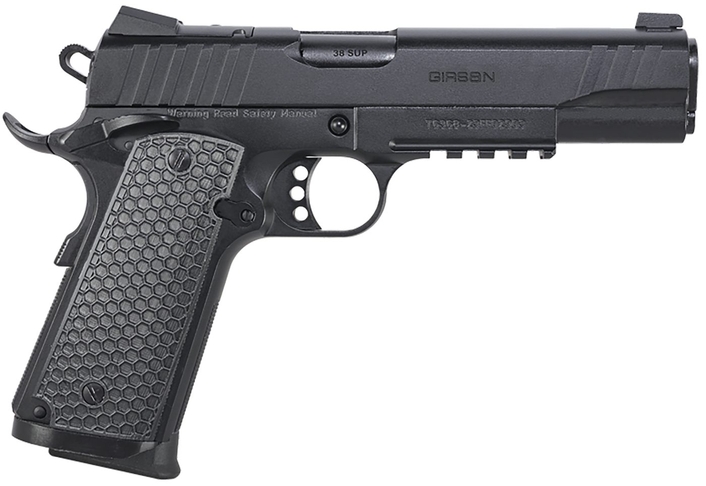 Girsan EAA 391047 MC1911 S Influencer Full Size 45 ACP 8+1 5in Blued Steel