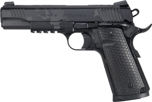 GIRSAN MC1911S UNTOUCHABLE 45ACP GOVT G10 9RD BLACK CAMO view 2