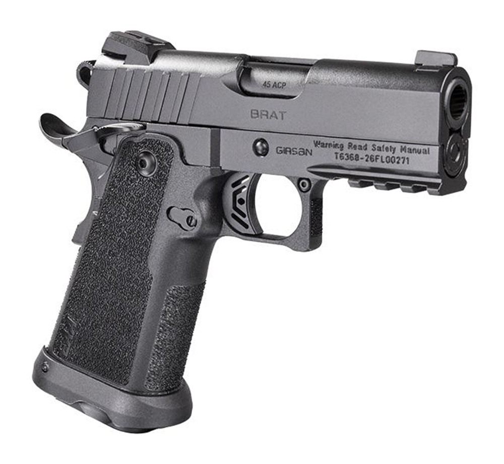 Girsan 395055 Witness2311 45 ACP 11+1 3.40in Black Steel Barrel, Serrated S view 4