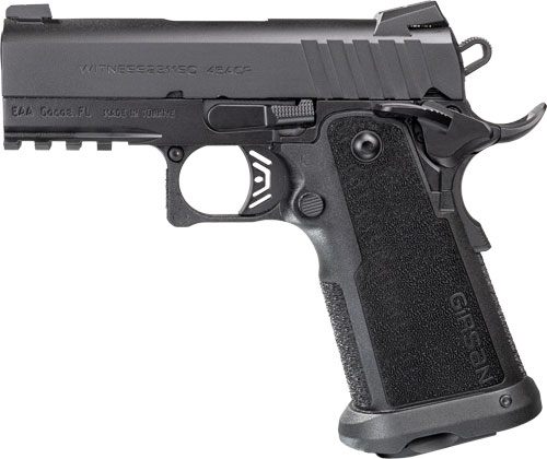 Girsan 395055 Witness2311 45 ACP 11+1 3.40in Black Steel Barrel, Serrated S view 5
