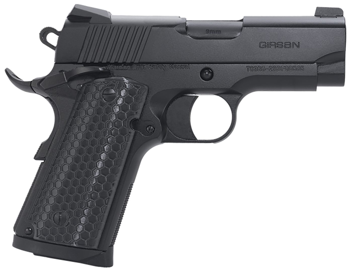 Girsan EAA 392050 MC1911 SC Untouchable Sub-Compact 45 ACP 6+1 3.40in Black