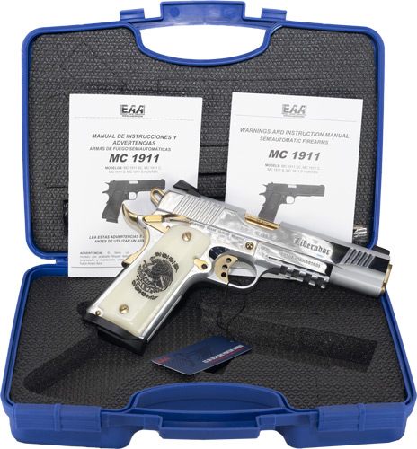 Girsan MC1911 Liberador Handgun .38 Super 9rd Magazine 5in Barrel Stainless view 4